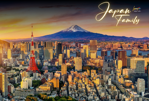 •ทัวร์ญี่ปุ่นส่วนตัวแบบครอบครัว โตเกียว 5 วัน 3 คืน <br>•IMAGE  JAPAN FAMILY HAPPY IN TOKYO 5D3N<br>•ช่วงเวลาแนะนำ : กันยายน-ธันวาคม 2569 / กำหนดวันเดินทางได้ตามต้องการ <br>•MT. FUJI HONCHO STREET – SAIKO IYASHINO SATO NENBA – TOKYO – GINZA – SHINJUKU