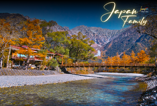 <br>• ทัวร์ญี่ปุ่นส่วนตัวแบบครอบครัว คามิกูจิ 5วัน3 คืน <br>• IMAGE EXCLUSIVE JAPAN KAMIKOCHI 5D3N <br>• ช่วงเวลาแนะนำ : กันยายน-ธันวาคม 2569 / กำหนดวันเดินทางได้ตามต้องการ <br>• คามิโคจิ แม่น้ำอะซุสะ นาโกย่า โอคุฮิดะ