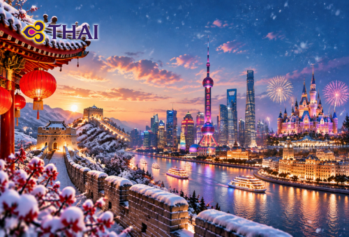 <br>•ทัวร์จีน ทัวร์เซี่ยงไฮ้ ดิสนีย์แลนด์ ปักกิ่ง<br>•IMAGE EXCLUSIVE SHANGHAI DISNEYLAND – BEIJING<br>•วันที่ 30 ธันวาคม 2569 – 4 มกราคม 2570<br>•เซี่ยงไฮ้ ดิสนีย์แลนด์ ถนนเฉียนเหมิน รับประทานอาหาร MICHELIN